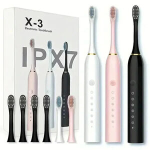 Electric Toothbrush Pro - 6 Modes (Unisex) (Color: Pink or Black)